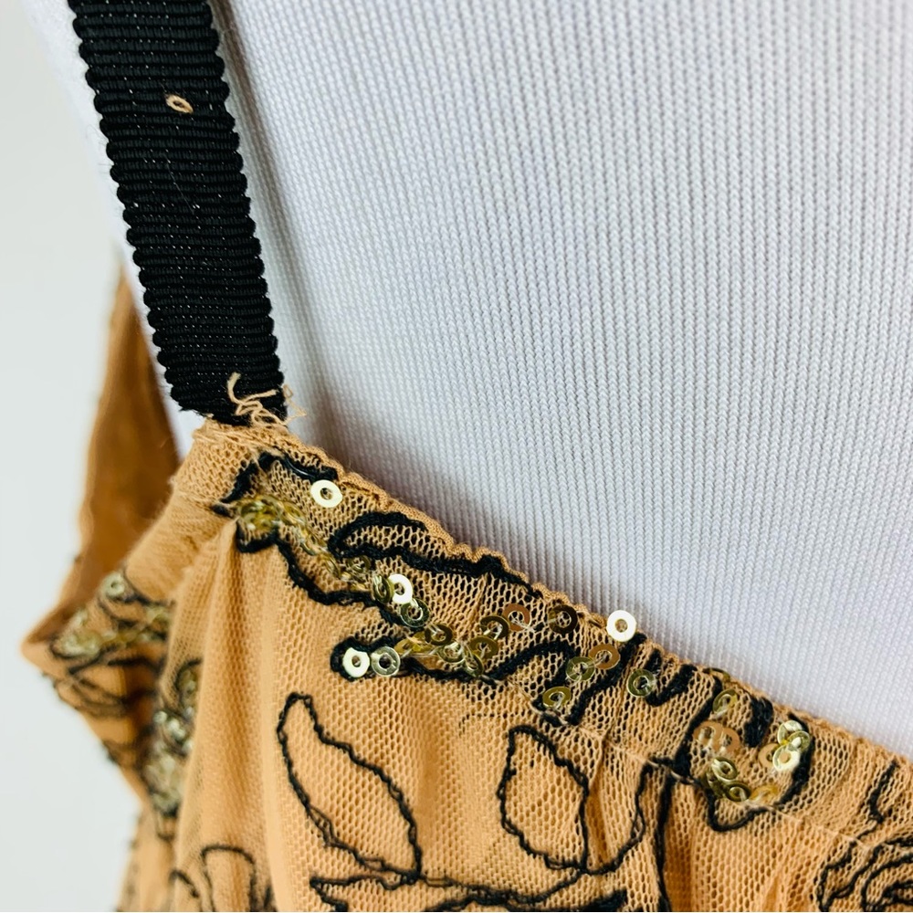 Anthropologie Bloggers Favorite Sequin Tulle Maxi Dress Small - Picture 12 of 14